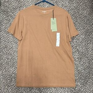 Goodfellow & Co Men's Brown Short Sleeve Tee